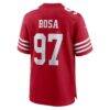 Nick Bosa San Francisco 49ers Nike Player Game Jersey - Scarlet - Detail View