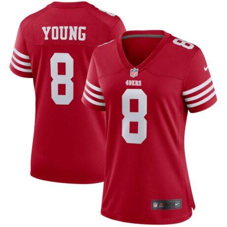 Steve Young San Francisco 49ers Nike Women's Retired Player Game Jersey - - Front View