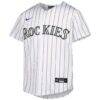 Kris Bryant Colorado Rockies Nike Youth Alternate Replica Player Jersey - White - Side View