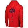 Washington Mystics Playa Society Legacy Logo Pullover Hoodie - Red - Detail View