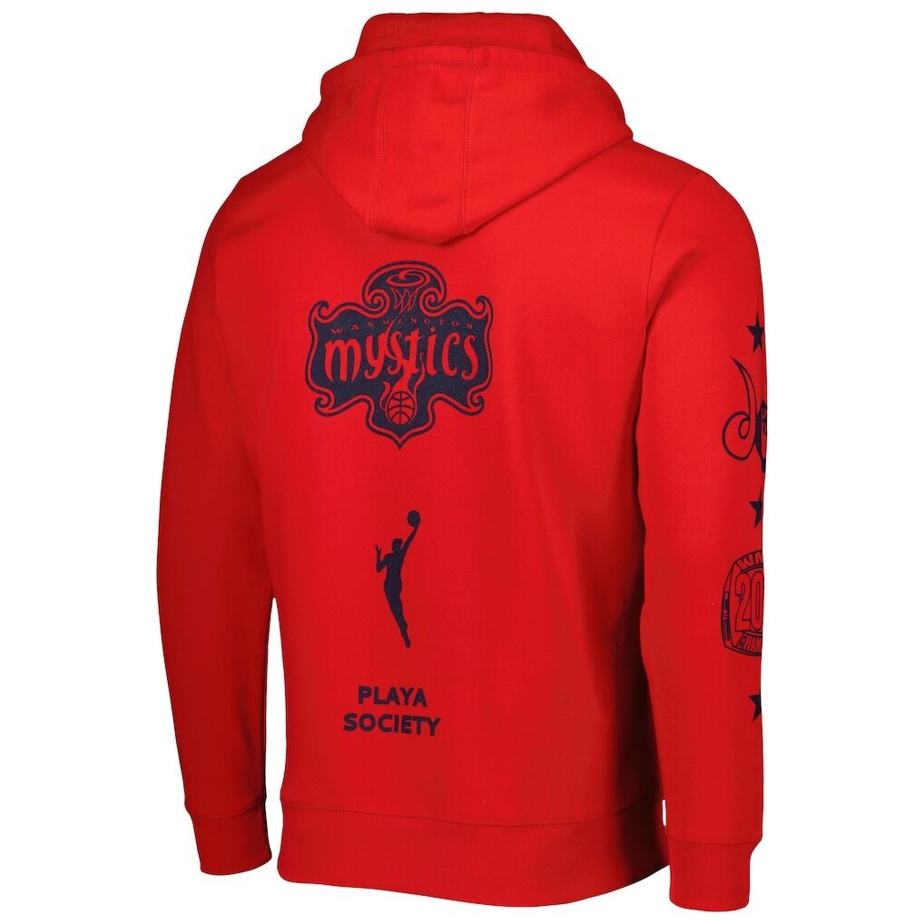 Washington Mystics Playa Society Legacy Logo Pullover Hoodie