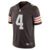 Deshaun Watson Cleveland Browns Nike Men's Vapor Limited Jersey - Brown - Side View