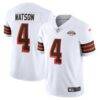 Deshaun Watson Cleveland Browns Nike 2021 Alternate Vapor Limited Jersey - White - Front View