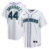 Julio Rodriguez Seattle Mariners Nike Home Replica Player Jersey - White - Front View