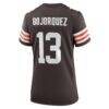 Corey Bojorquez Cleveland Browns Nike Women's Game Jersey - Brown - Detail View