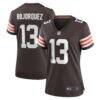 Corey Bojorquez Cleveland Browns Nike Women's Game Jersey - Brown - Front View