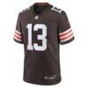 Corey Bojorquez Cleveland Browns Nike Game Jersey - Brown - Side View