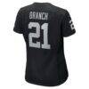 Cliff Branch Las Vegas Raiders Nike Women's Retired Player Game Jersey - Black - Detail View