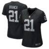 Cliff Branch Las Vegas Raiders Nike Women's Retired Player Game Jersey - Black - Front View