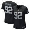 Richard Seymour Las Vegas Raiders Nike Women's Retired Player Game Jersey - Black - Front View