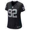 Richard Seymour Las Vegas Raiders Nike Women's Retired Player Game Jersey - Black - Side View