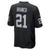 Cliff Branch Las Vegas Raiders Nike Retired Player Game Jersey - Black - Detail View