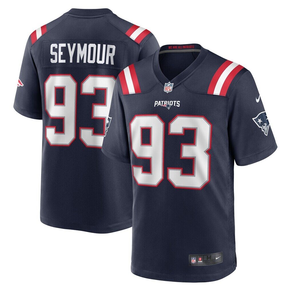 Richard Seymour New England Patriots Nike Retired Player Game Jersey