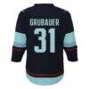 Philipp Grubauer Seattle Kraken Infant Home Replica Player Jersey - - Detail View
