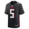 Drake London Atlanta Falcons Nike Player Game Jersey - Black - Side View