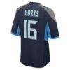 Treylon Burks Tennessee Titans Nike Player Game Jersey - Navy - Detail View