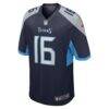 Treylon Burks Tennessee Titans Nike Player Game Jersey - Navy - Side View