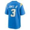 Derwin James Jr. Los Angeles Chargers Nike Game Jersey - - Detail View