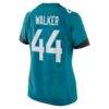 Travon Walker Jacksonville Jaguars Nike Women's Player Jersey - Teal - Detail View