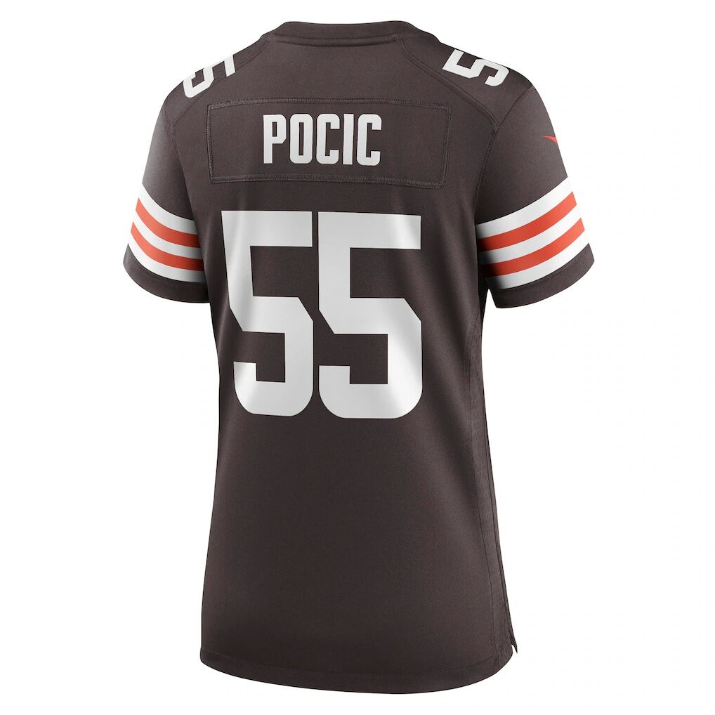 Ethan Pocic Cleveland Browns Nike Women's Game Jersey