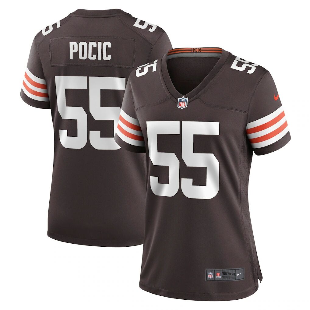 Ethan Pocic Cleveland Browns Nike Women's Game Jersey
