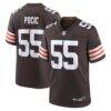Ethan Pocic Cleveland Browns Nike Game Jersey - Brown - Front View