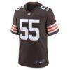 Ethan Pocic Cleveland Browns Nike Game Jersey - Brown - Side View