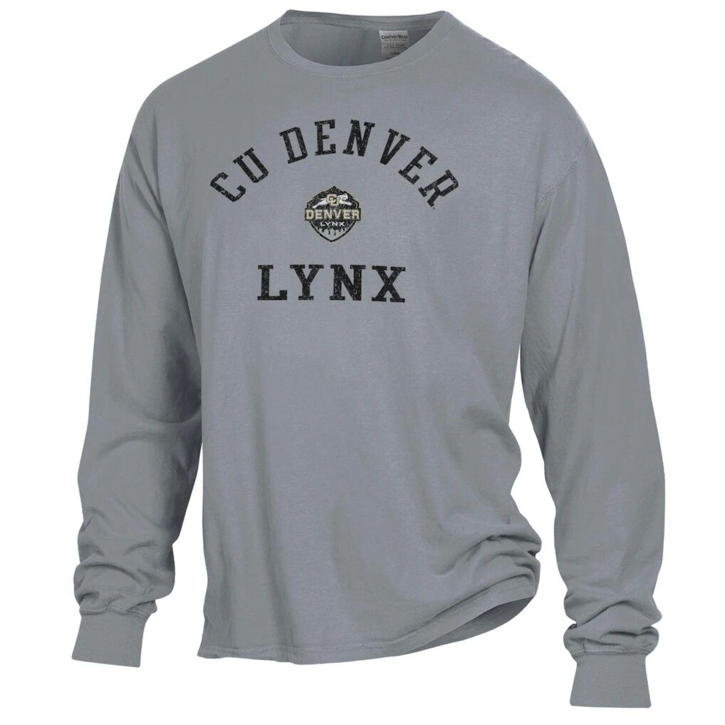 CU Denver Lynx ComfortWash Garment Washed Long Sleeve T-Shirt