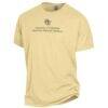 Colorado Anschutz Medical Campus ComfortWash Garment Washed T-Shirt - Yellow - Side View