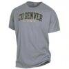 CU Denver Lynx ComfortWash Garment Washed T-Shirt - Gray - Side View