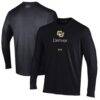 CU Denver Lynx Under Armour Performance Long Sleeve T-Shirt - Black - Front View