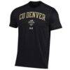 CU Denver Lynx Under Armour Performance T-Shirt - Black - Side View