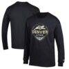 CU Denver Lynx Champion Jersey Long Sleeve T-Shirt - Black - Front View