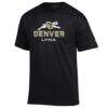 CU Denver Lynx Champion Jersey T-Shirt - Heather Black - Side View