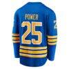 Owen Power Buffalo Sabres Fanatics Home Breakaway Player Jersey - - Side View