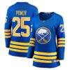 Owen Power Buffalo Sabres Fashion7 Women's Home Breakaway Player Jersey - - Front View