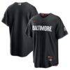 Baltimore Orioles Nike City Connect Replica Jersey - Black - Front View