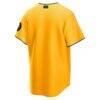 Pittsburgh Pirates Nike City Connect Replica Jersey - Gold - Alt1