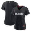 Baltimore Orioles Nike Women's City Connect Replica Jersey - Black - Front View