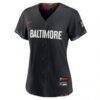 Baltimore Orioles Nike Women's City Connect Replica Jersey - Black - Side View