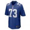 Evan Neal New York Giants Nike Player Game Jersey - - Side View