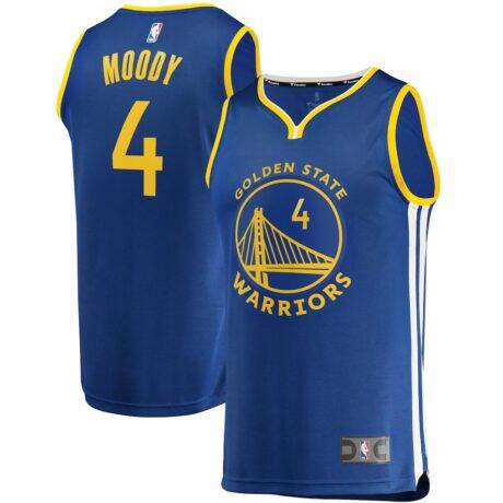 Moses Moody Golden State Warriors Fashion7 Fast Break Replica Jersey - Icon Edition - - Front View