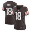 David Bell Cleveland Browns Nike Women's Game Jersey - Brown - Front View
