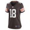 David Bell Cleveland Browns Nike Women's Game Jersey - Brown - Side View