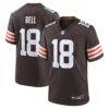David Bell Cleveland Browns Nike Game Jersey - Brown - Front View