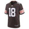 David Bell Cleveland Browns Nike Game Jersey - Brown - Side View