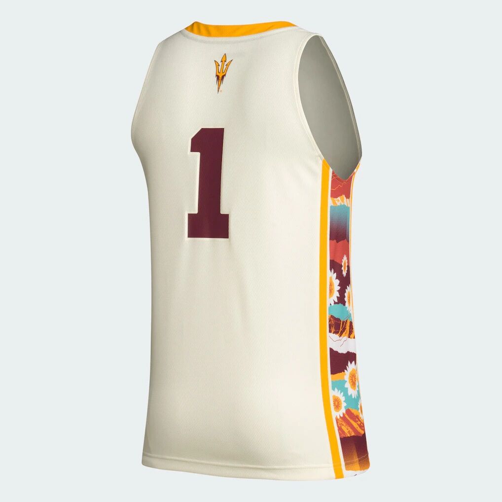 #1 Arizona State Sun Devils adidas Honoring Black Excellence Basketball Jersey - Khaki