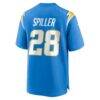 Isaiah Spiller Los Angeles Chargers Nike Game Jersey - - Detail View