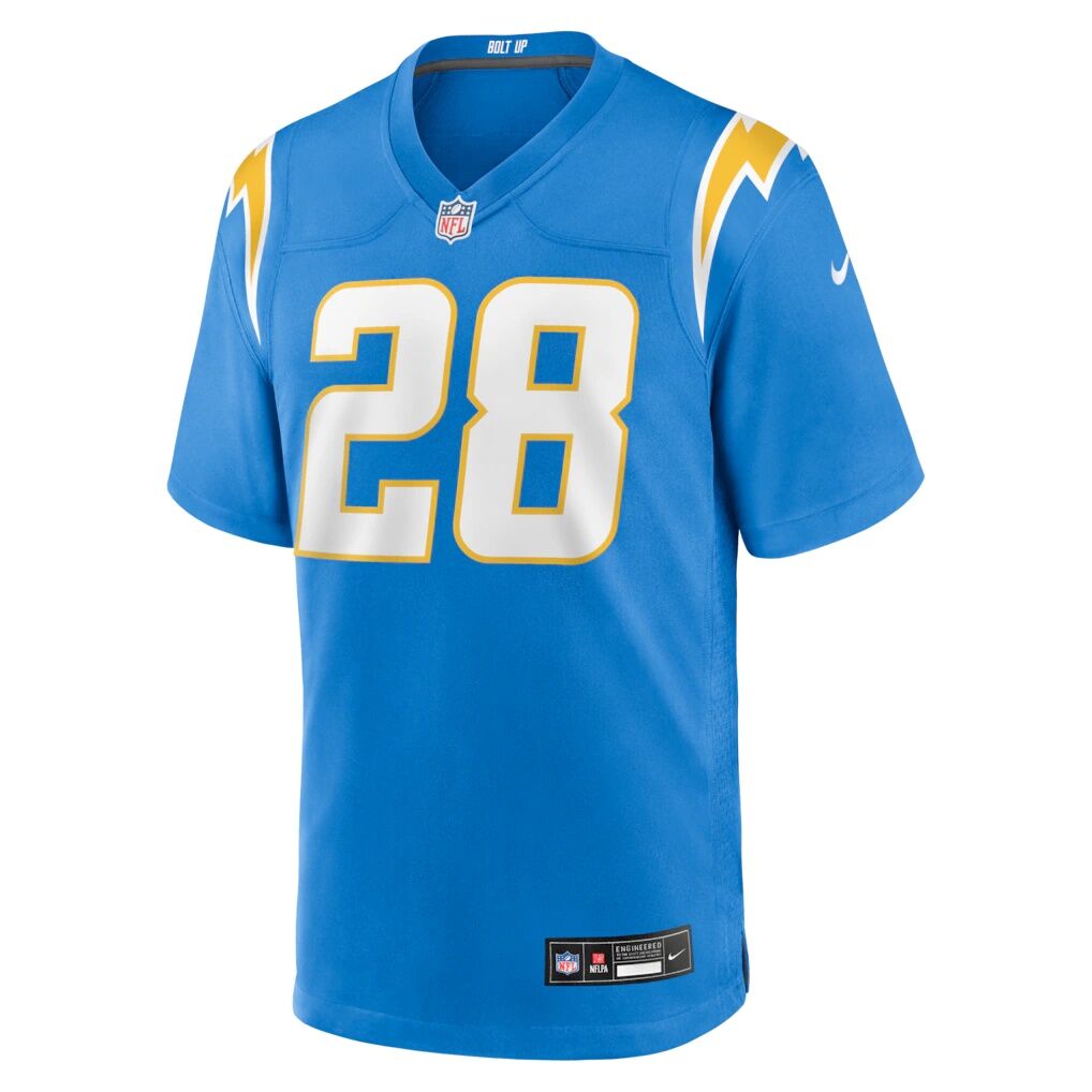 Isaiah Spiller Los Angeles Chargers Nike Game Jersey - Powder Blue