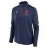 Detroit Tigers Nike Women's Pacer Dri-FIT Quarter-Zip Pullover - Navy - Alt1